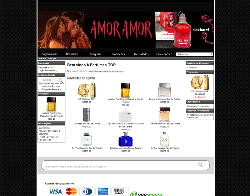 PerfumesTop - Web-Commerce